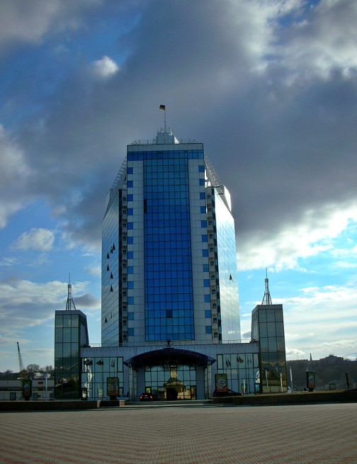 The Odessa Hotel on the harbor